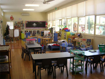 Inside the Kindergarten